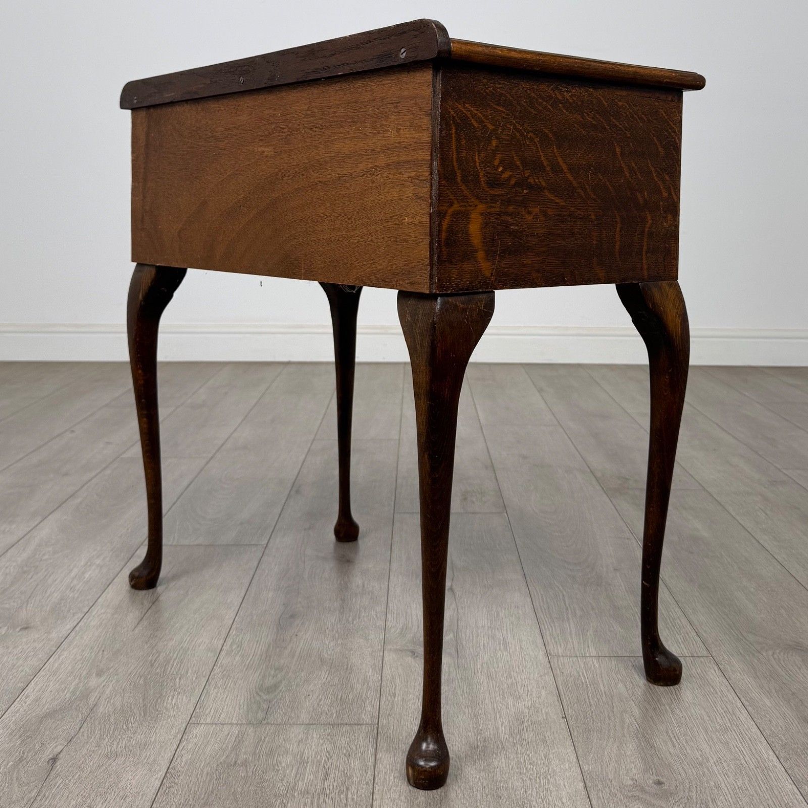Antique 20th Century Edwardian Side Table In Oak ( Af 5820 ) photo vinterior