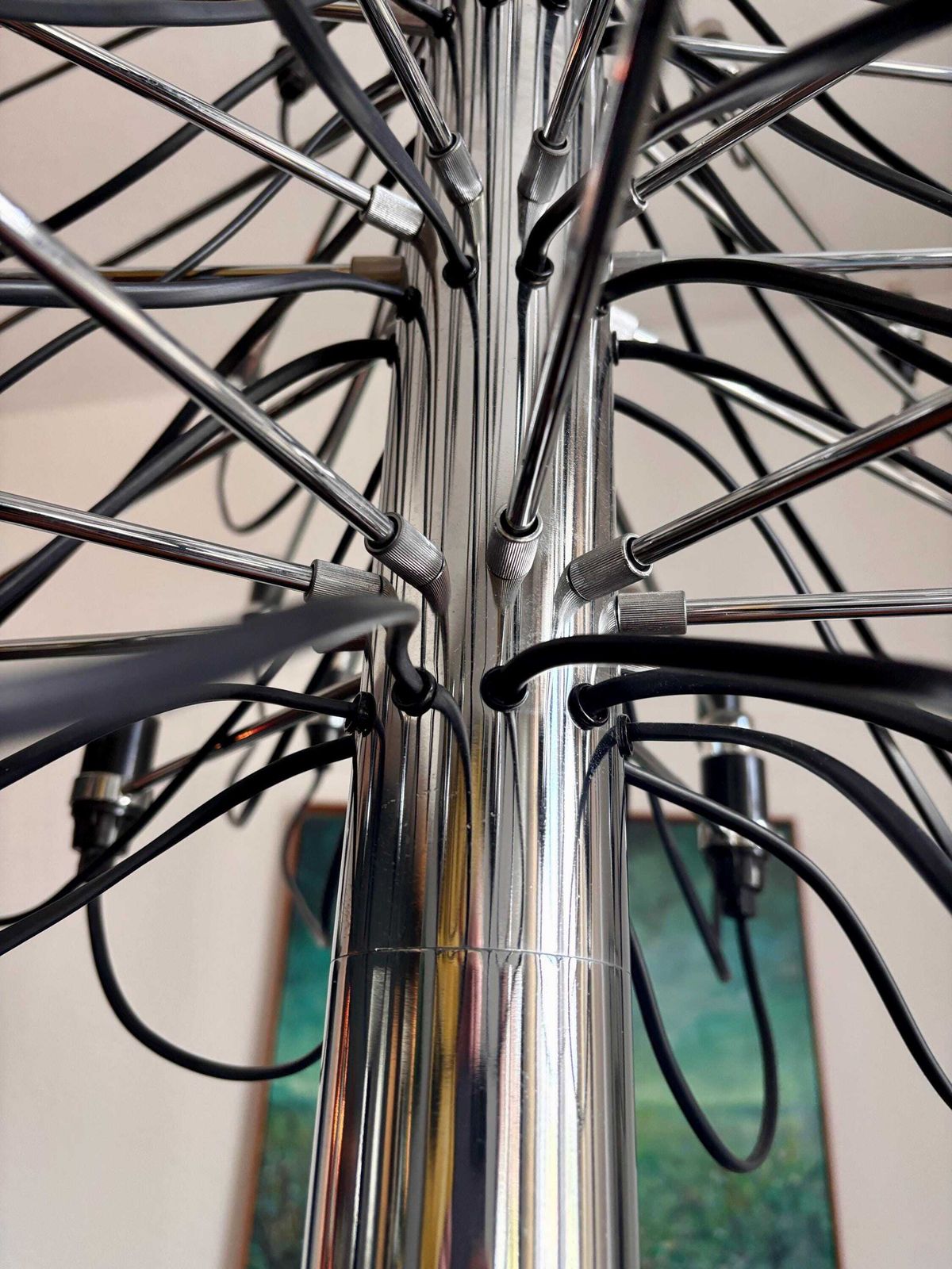 Flos 2097/50 Chrome, Gino Sarfatti 1958 photo vinterior