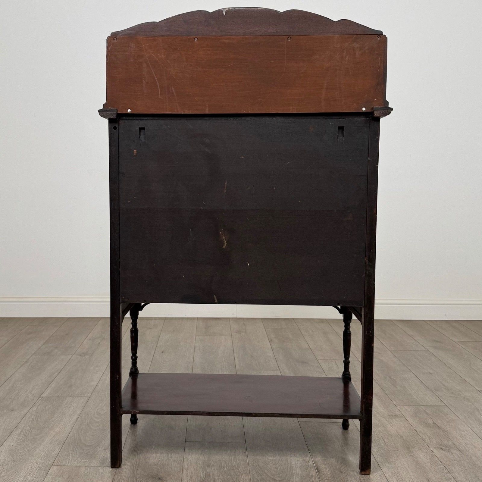 Antique 20th Century Edwardian Display Cabinet In Mahogany ( Af 5846 ) photo vinterior