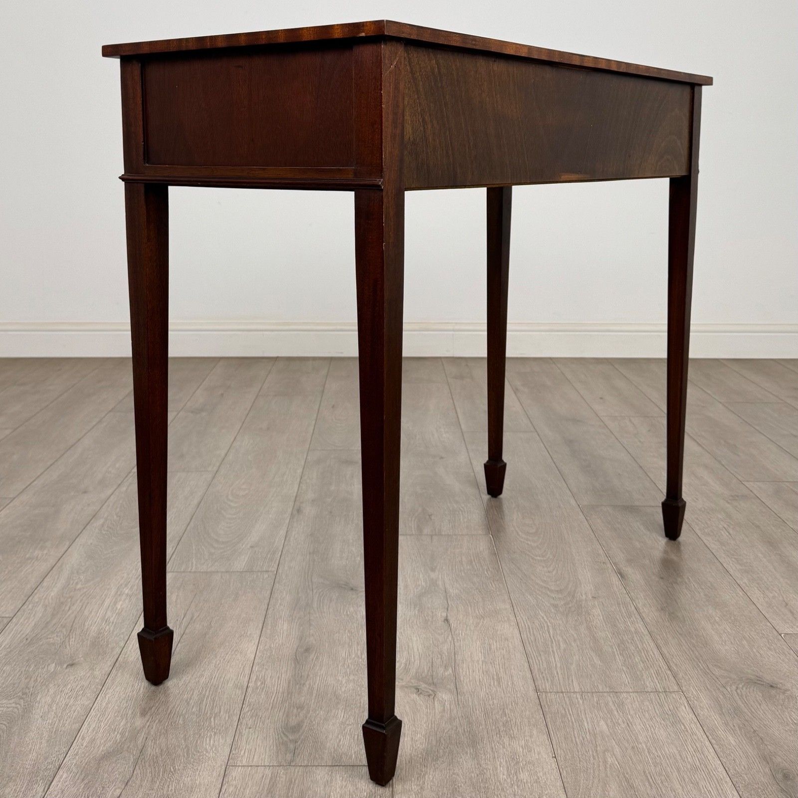 Antique 20th Century Serpentine Writing Table In Mahogany ( Af 5861 ) photo Furniture