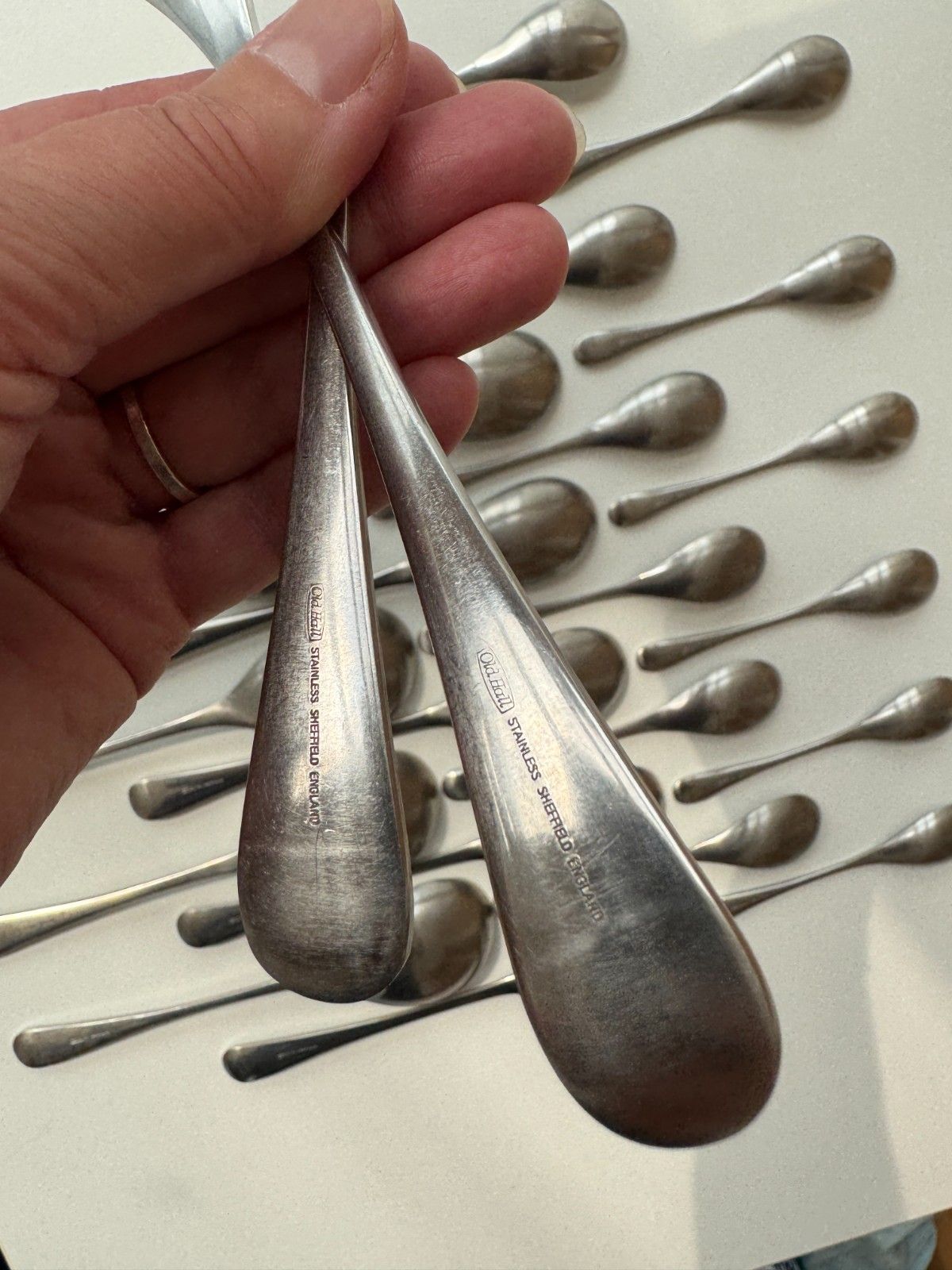 photo for sale Old Hall Alveston Pattern Cutlery By Robert Welch 50 Piece Canteen For 6 Places