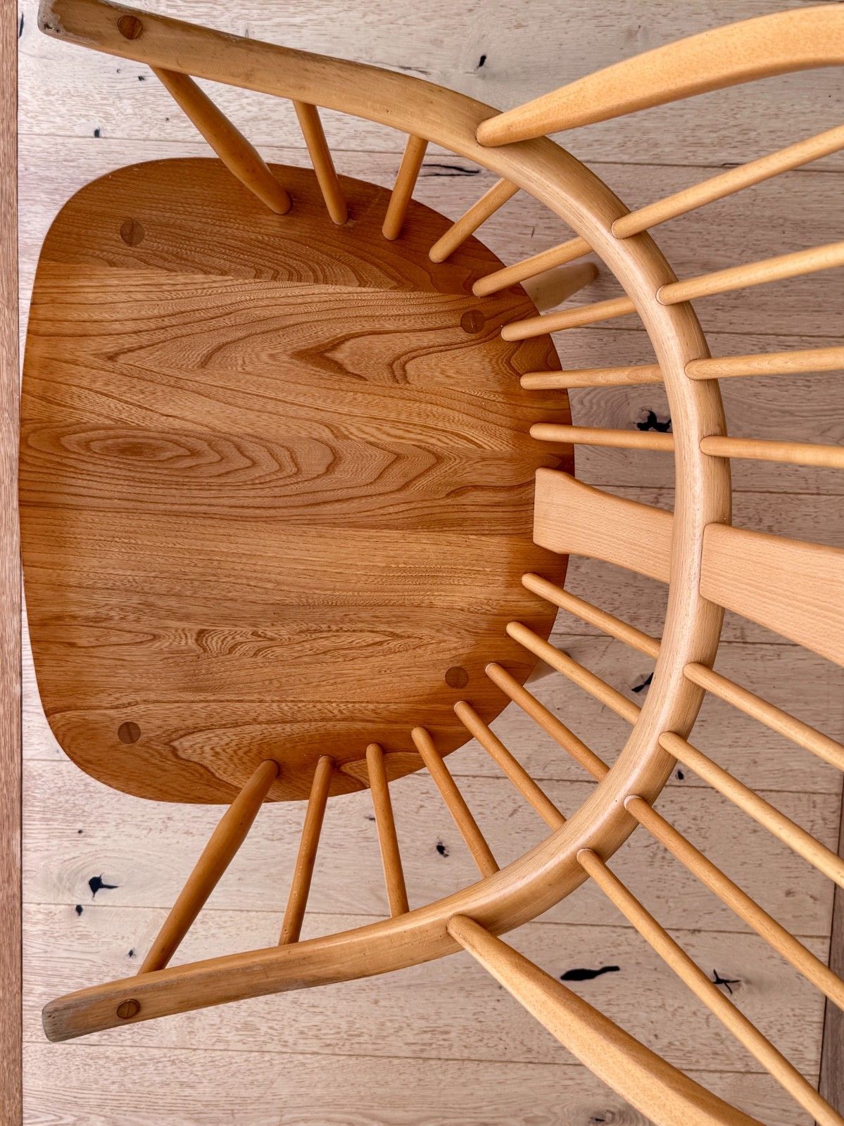 photo for sale Ercol Windsor Chairmakers Chair In Light Ash 7911 Late 90s