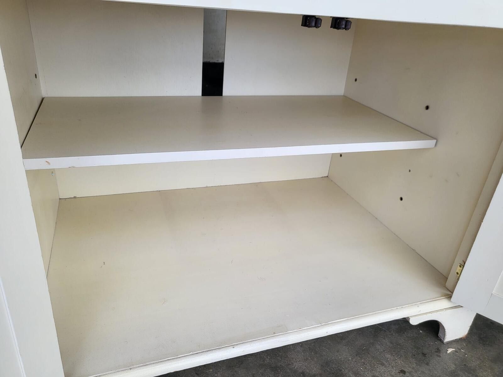 Laura Ashley Linen Press Storage Cabinet Kitchen Cupboard photo vintage