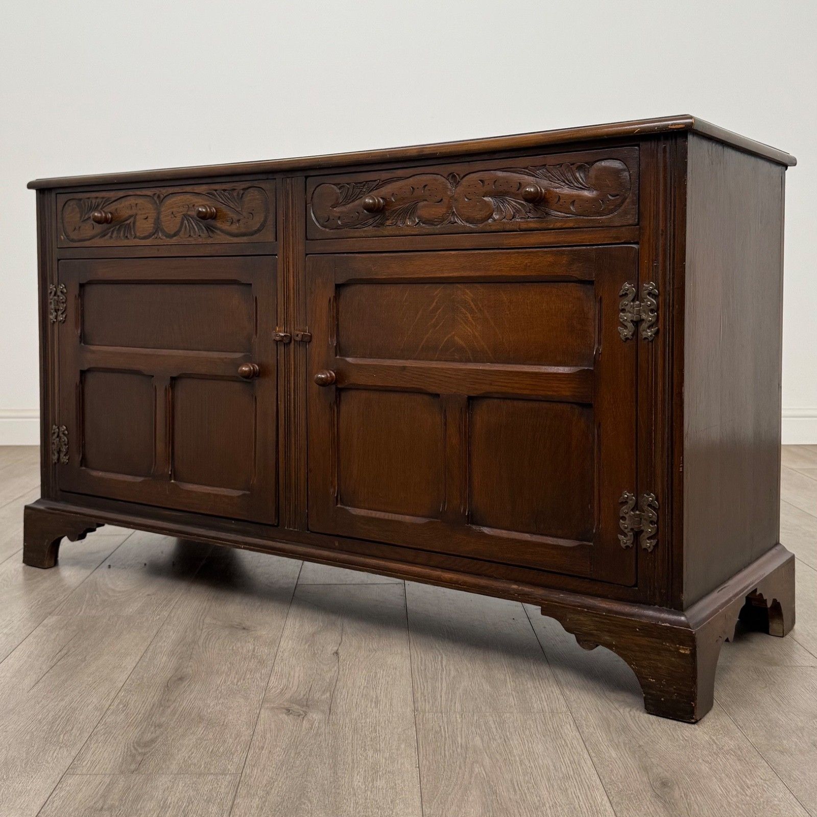 Antique 20th Century Good Quality Sideboard In Oak ( Af 5830 ) photo for sale