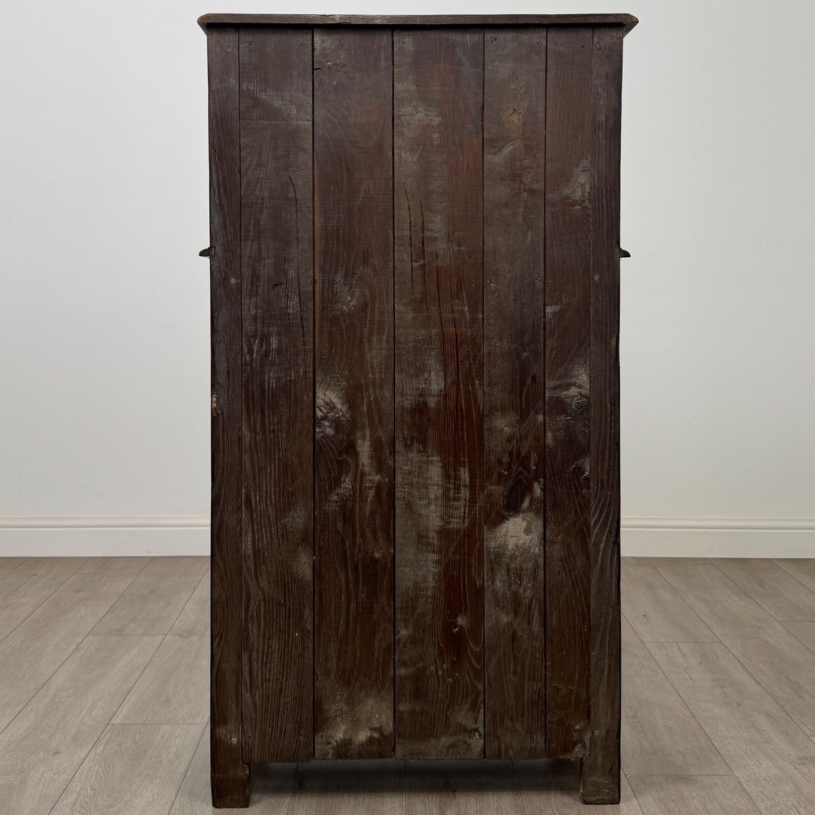 Antique 20th Century Narrow Court Cupboard In Oak ( Af 5856 ) photo vinterior