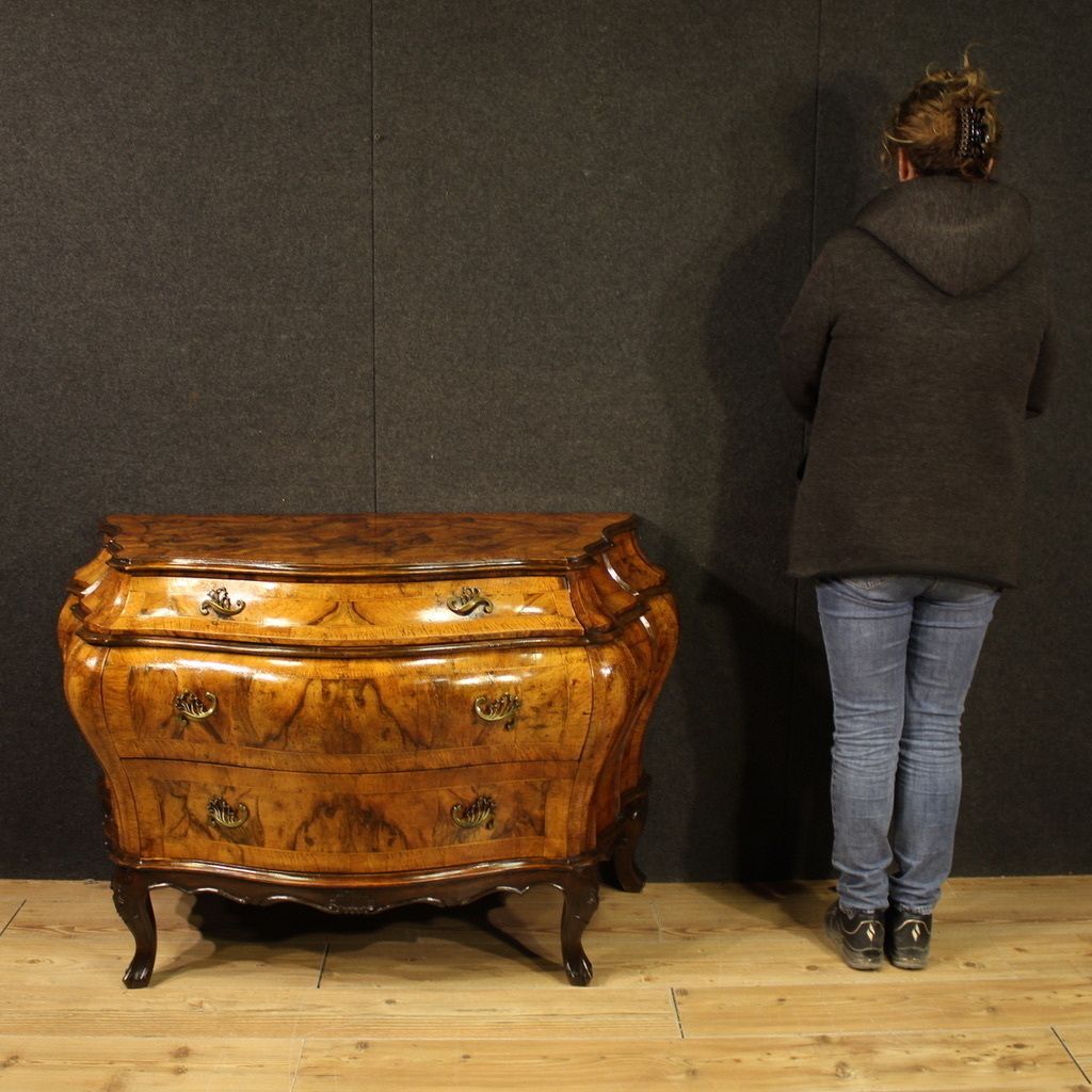 Commode vénitienne en bois, XXe siècle photo furniture