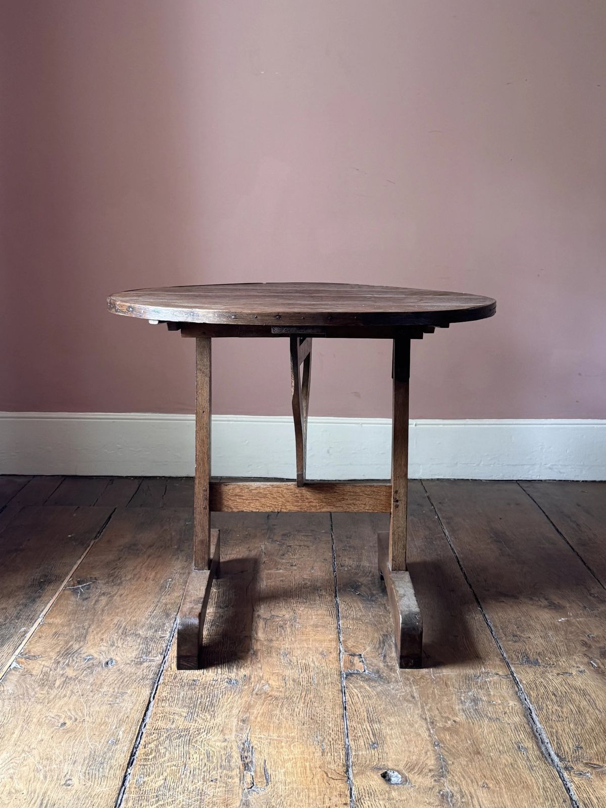 19th Century French Vendange Folding Table photo for sale