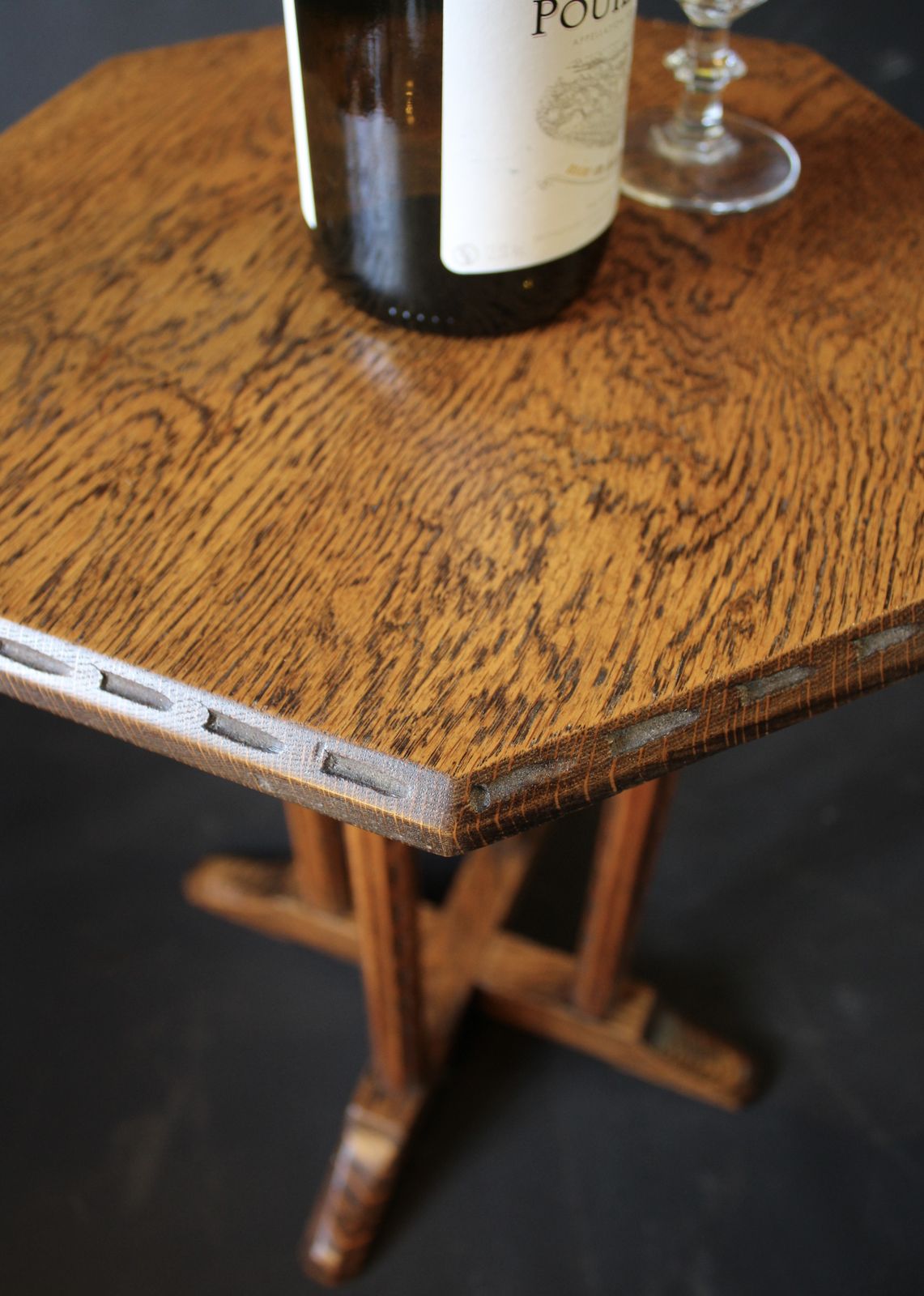 Cotswold School Pair Of Wine Tables In Oak photo buy