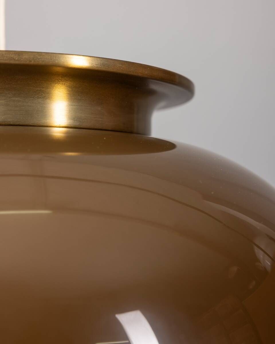 Vintage 1970s Brown Plastic Chandelier, Designed By Massoni For Harvey Guzzini photo Lighting