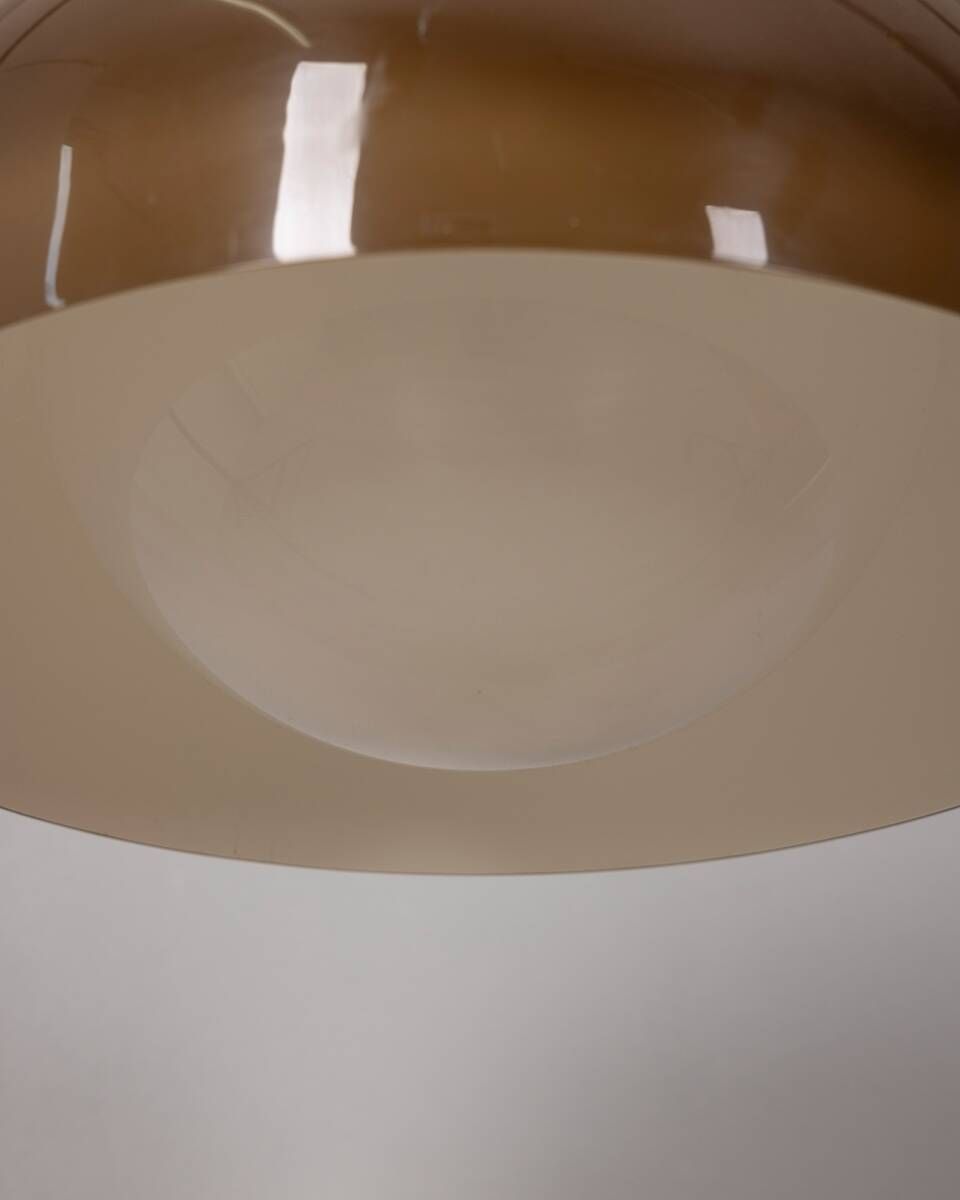 Vintage 1970s Brown Plastic Chandelier, Designed By Massoni For Harvey Guzzini photo buy