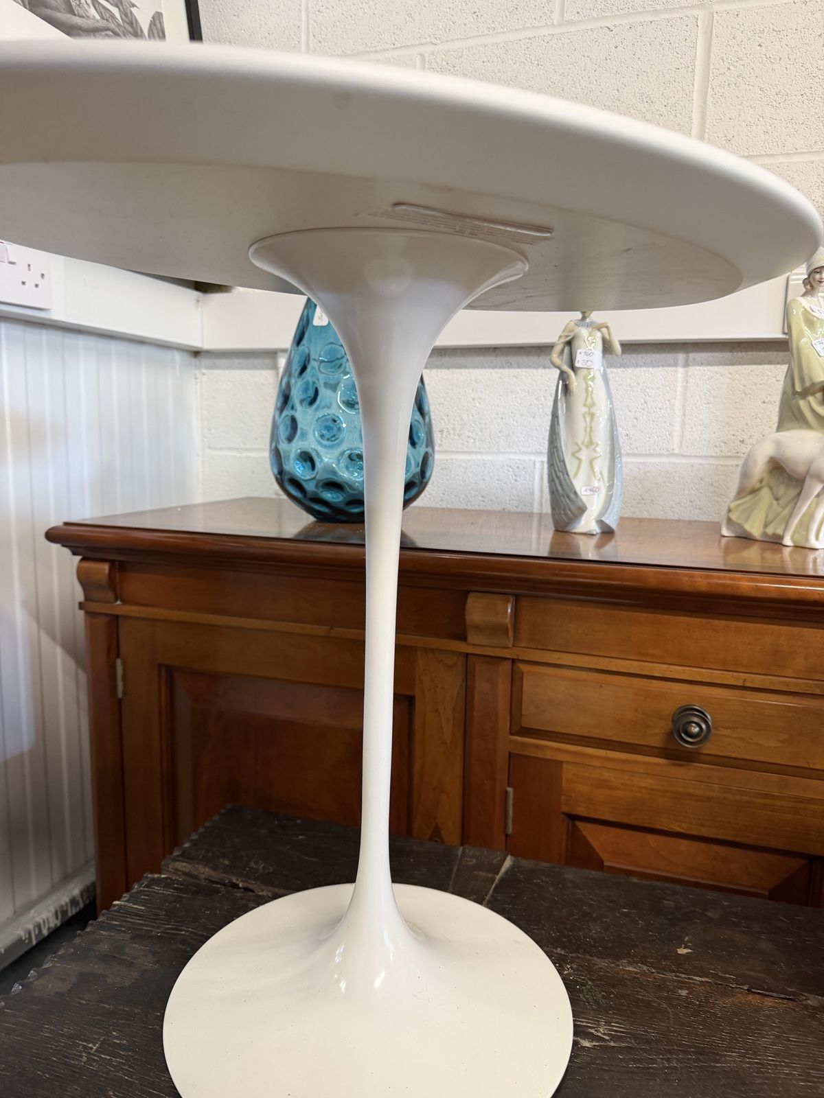 Modern Design Pedestal Wine Table By Knoll Studio photo for sale