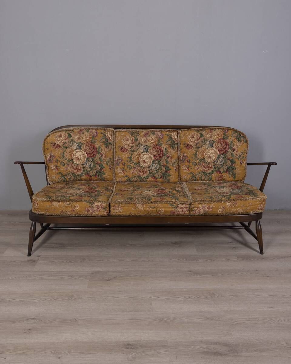 photo vintage Vintage Wooden Sofa From The 1960s Designed By L