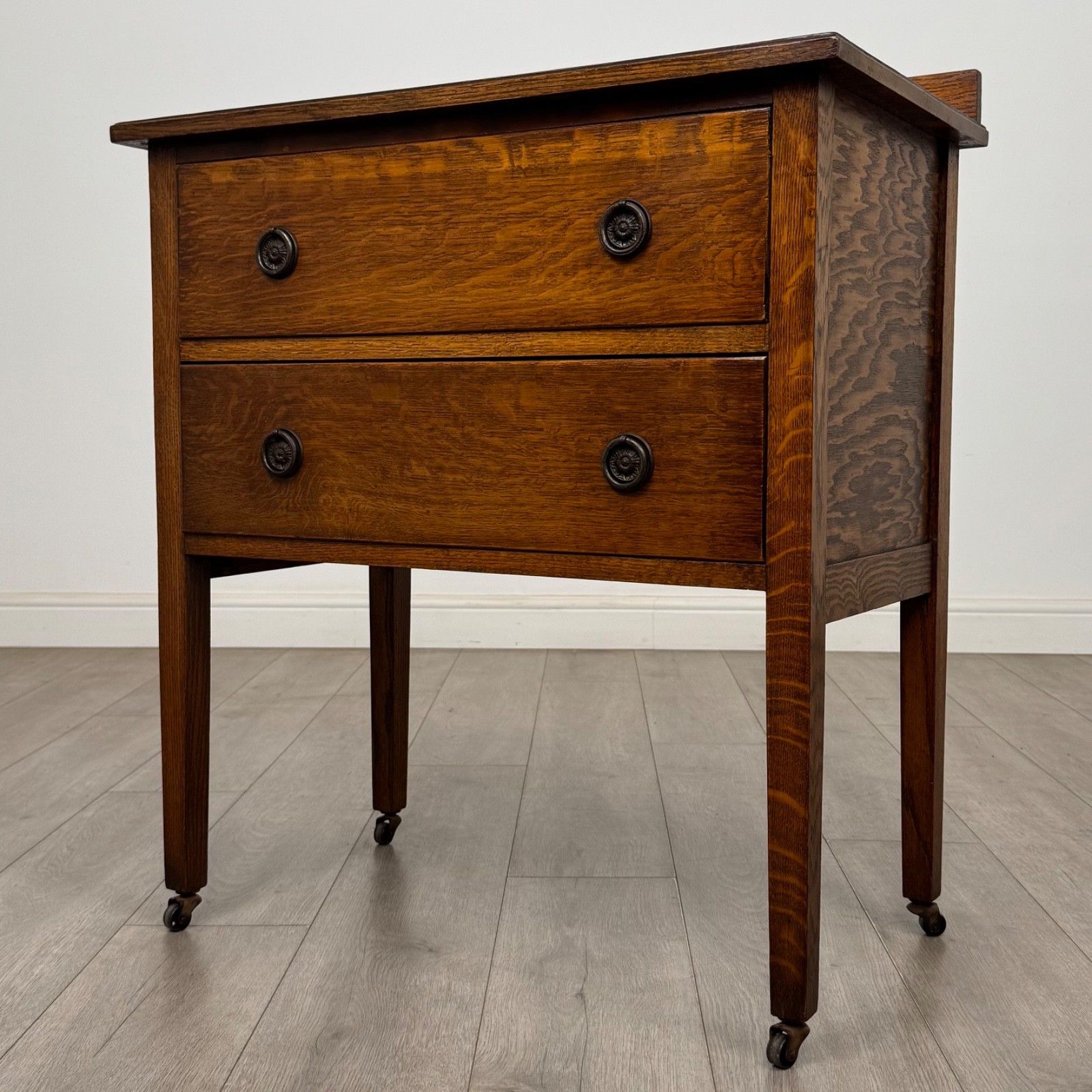 Antique 20th Century Edwardian Chest Of Drawers In Oak ( Af 5841 ) photo furniture