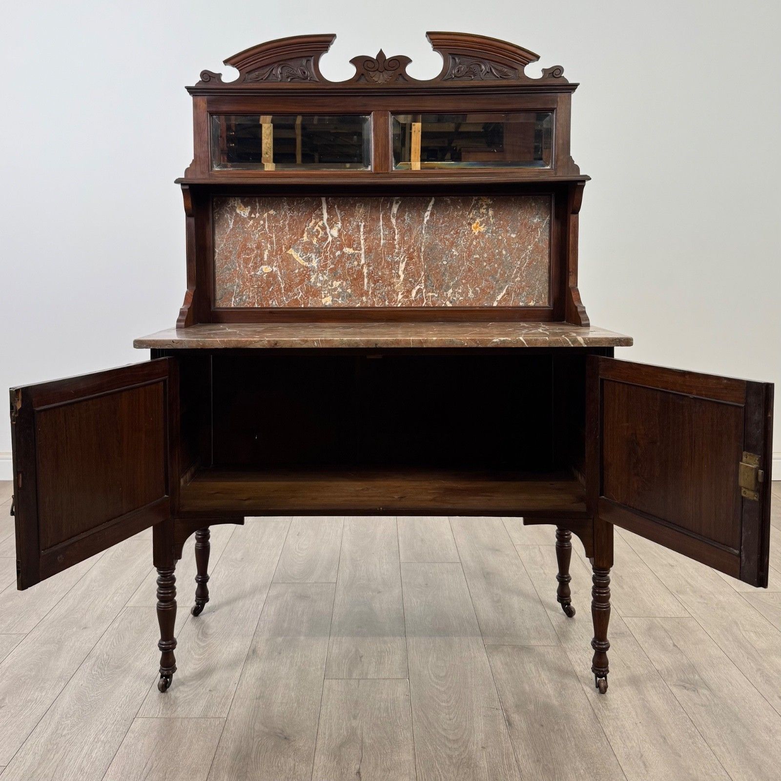 Antique 20th Century Edwardian Washstand In Walnut ( Af 5824 ) photo furniture