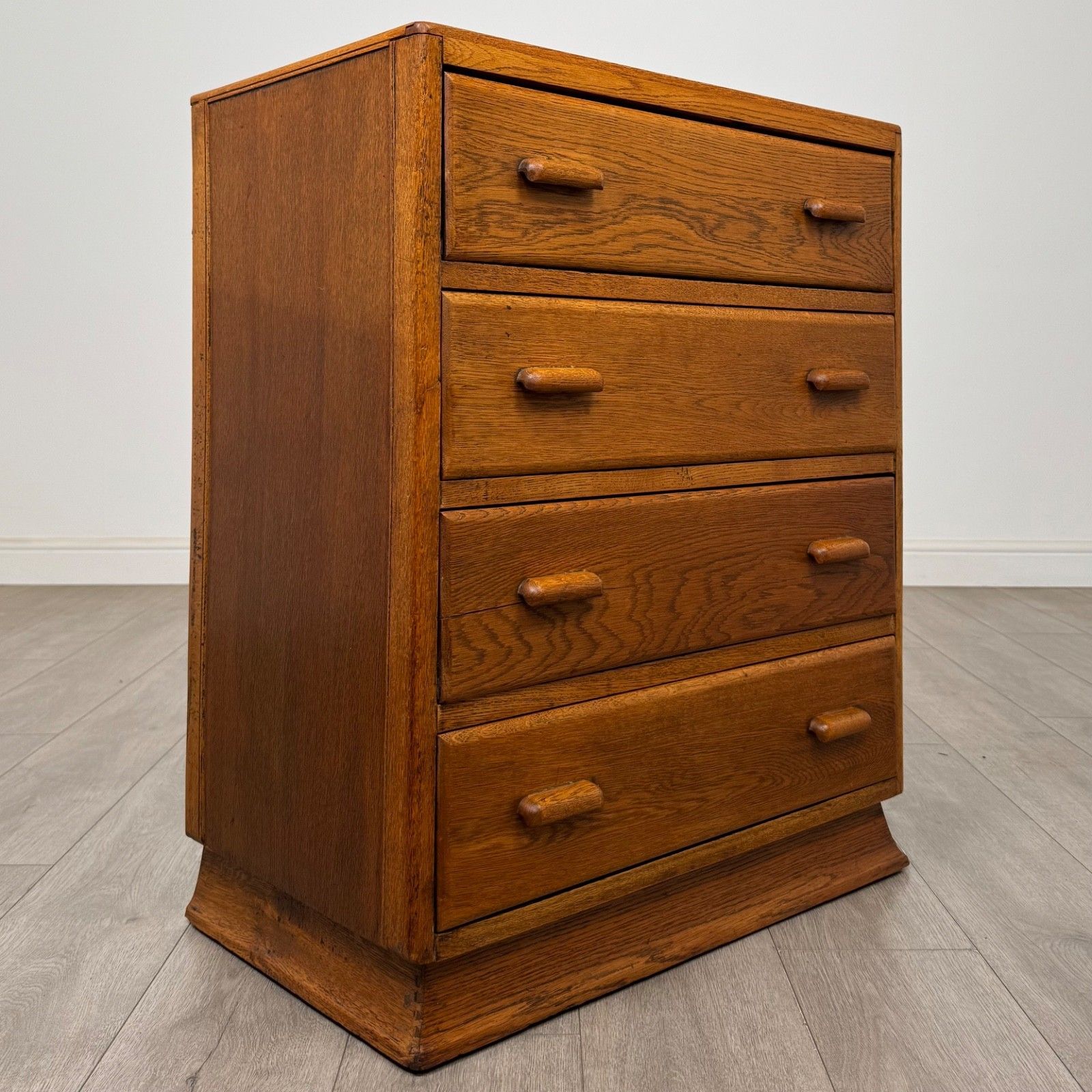 Vintage 20th Century Chest Of Drawers In Oak ( Af 5813 ) photo vintage