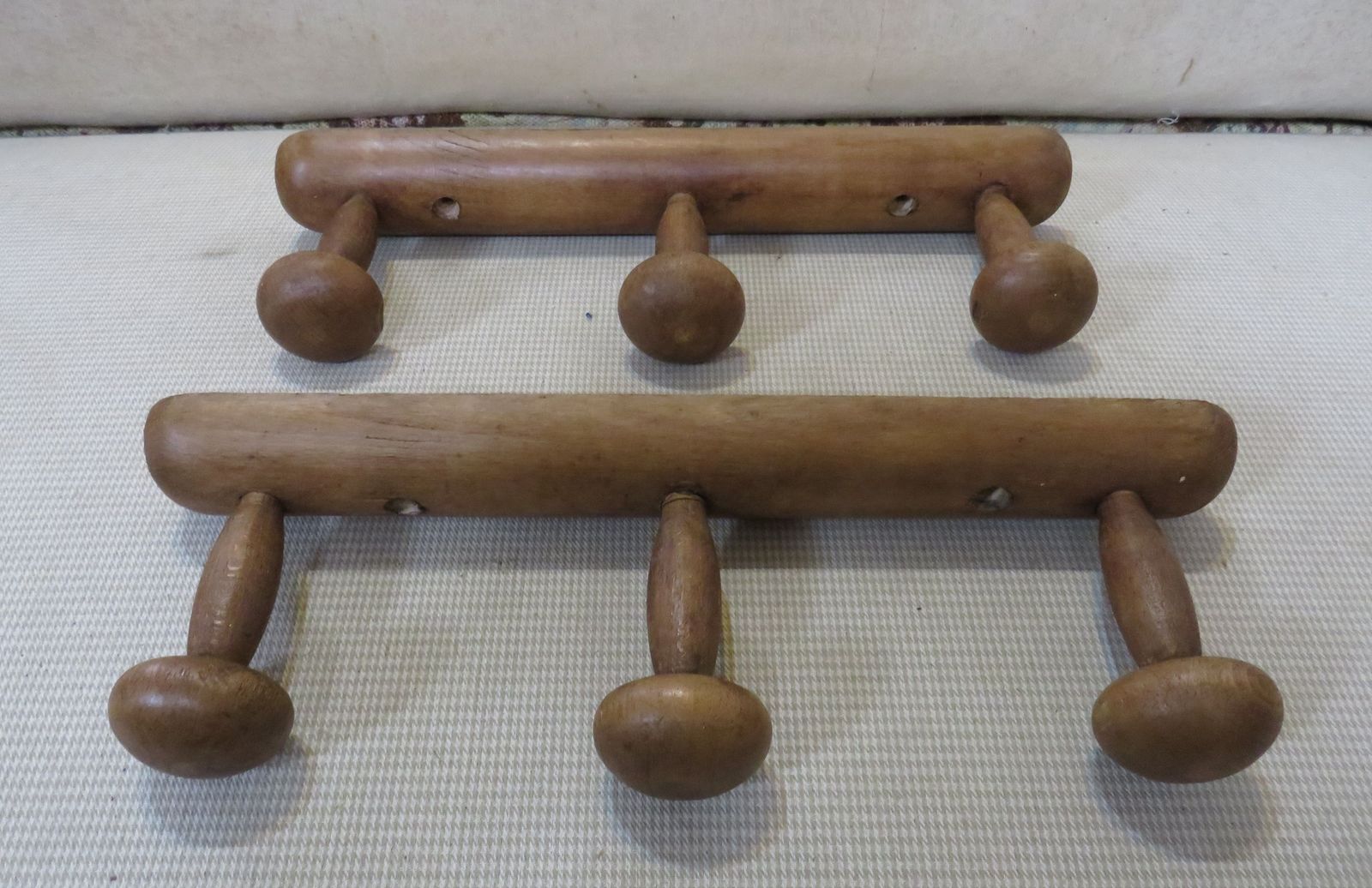 Pair Of 1920's French Coat Hooks photo vinterior
