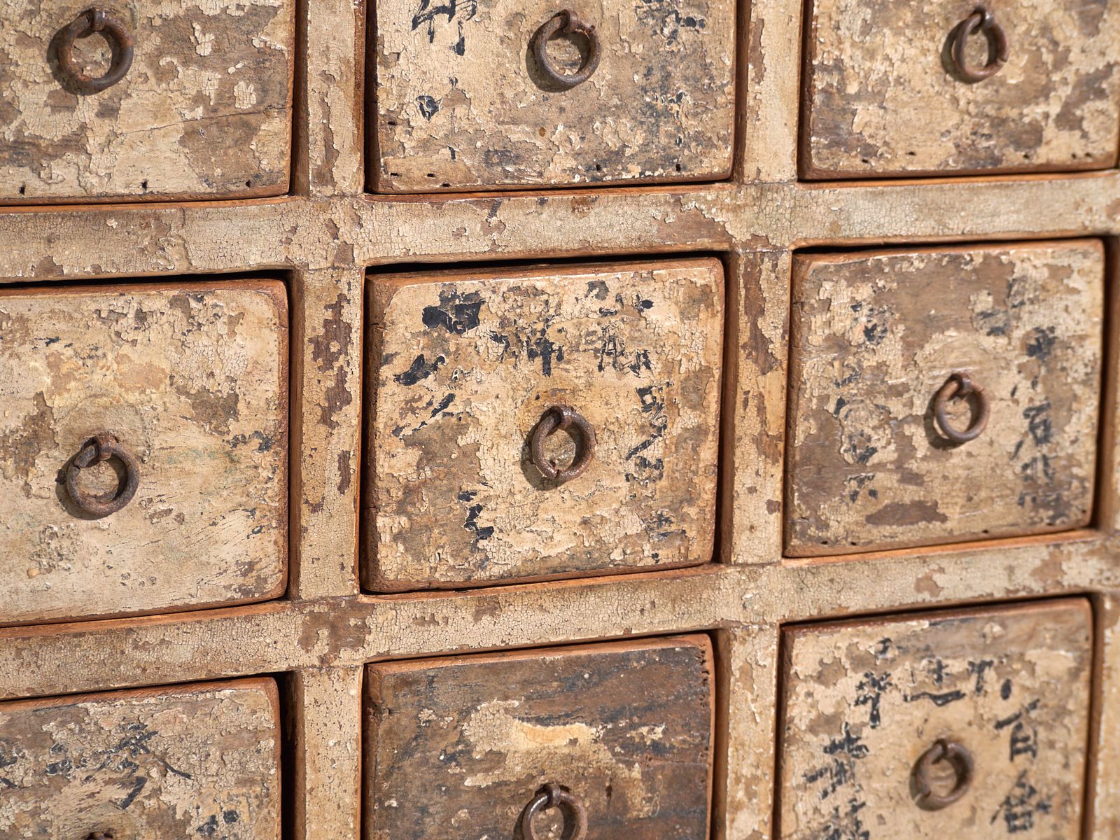 photo vinterior Antique Chinese Apothecary Cabinet – China, Circa 1910