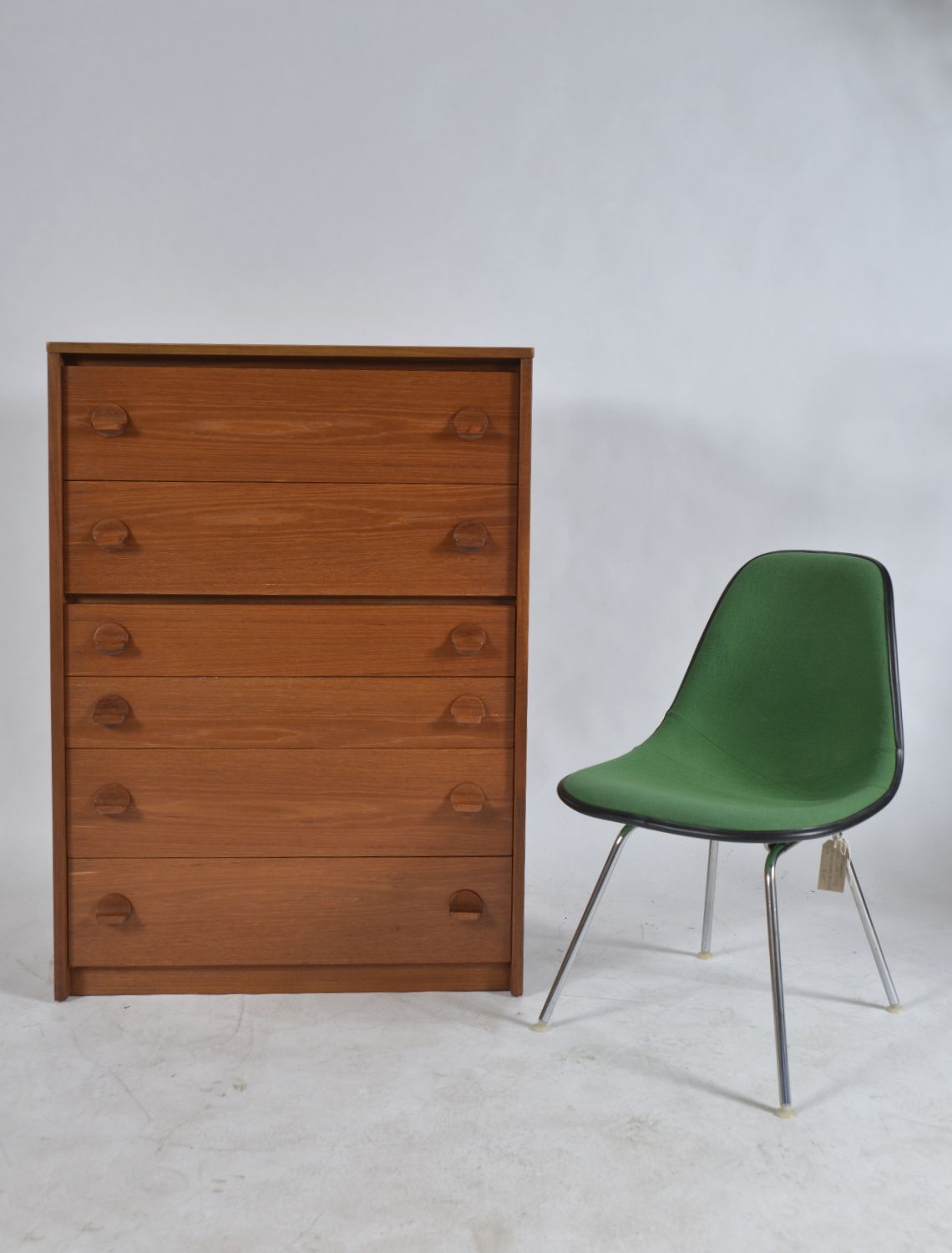 395.0 Midcentury 1960s Teak Tallboy Chest Of Drawers Stag Cantata Range By Ronald Carter photo