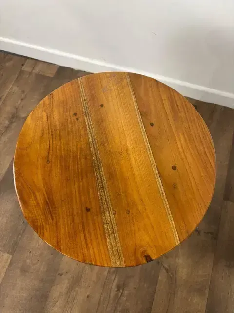 Rustic Handmade Side Table photo vinterior