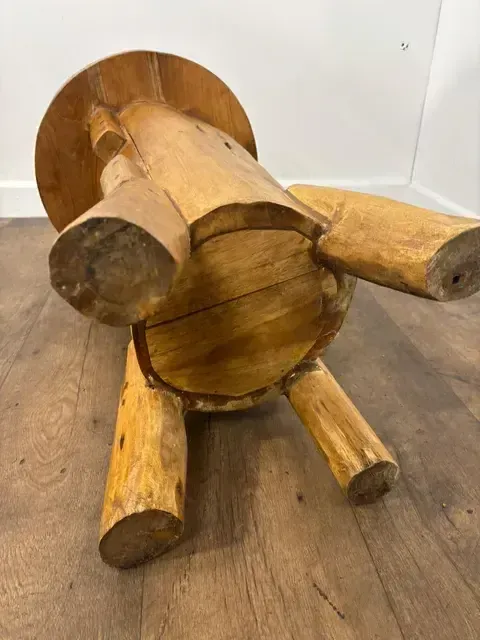 photo for sale Rustic Handmade Side Table