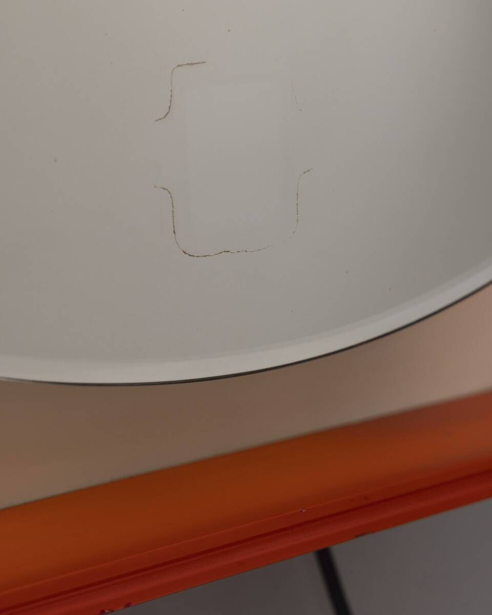 photo furniture Vintage 1970s Backlit Wall Mirror, Italian Design