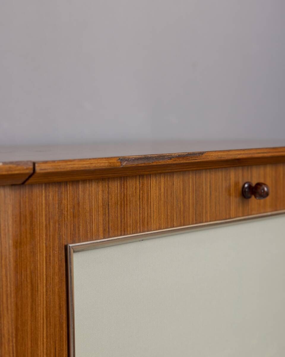 2232.0 Vintage 1960s Wooden Sideboard With Bar photo