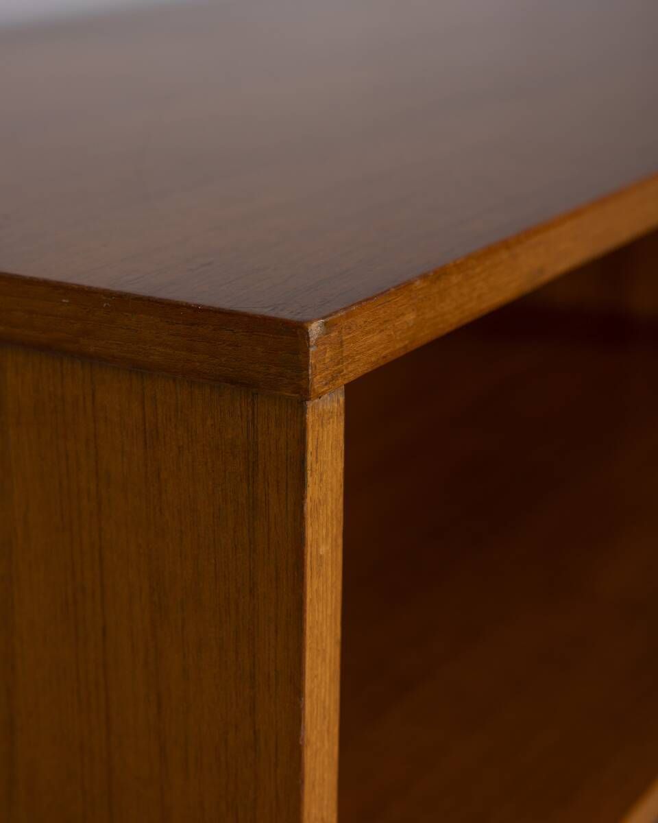 Vintage 1960s Highboard Sideboard In Teak Wood By Italian Design photo 1730.0