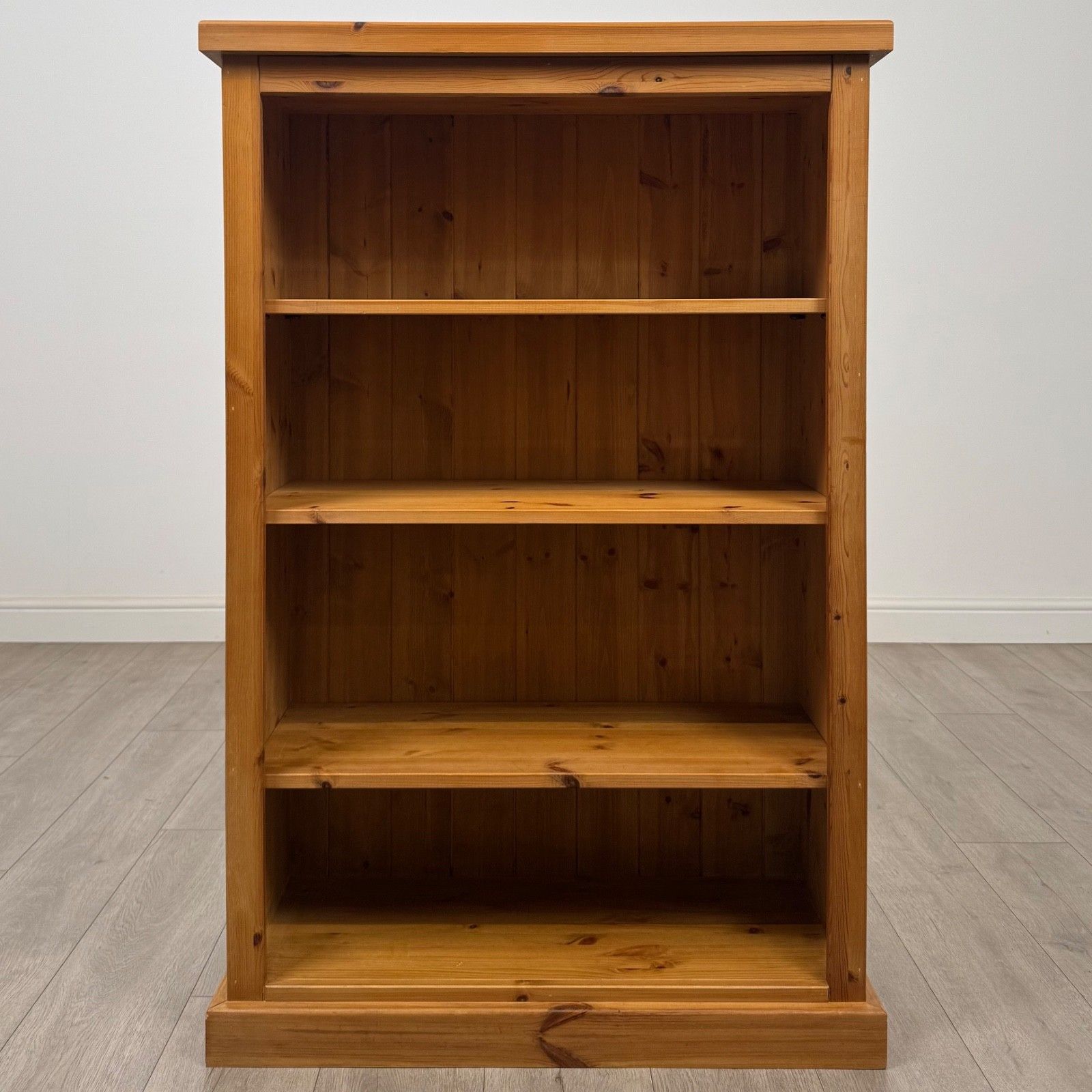 Vintage 20th Century Good Quality Open Bookcase In Pine ( Af 5819 ) photo furniture