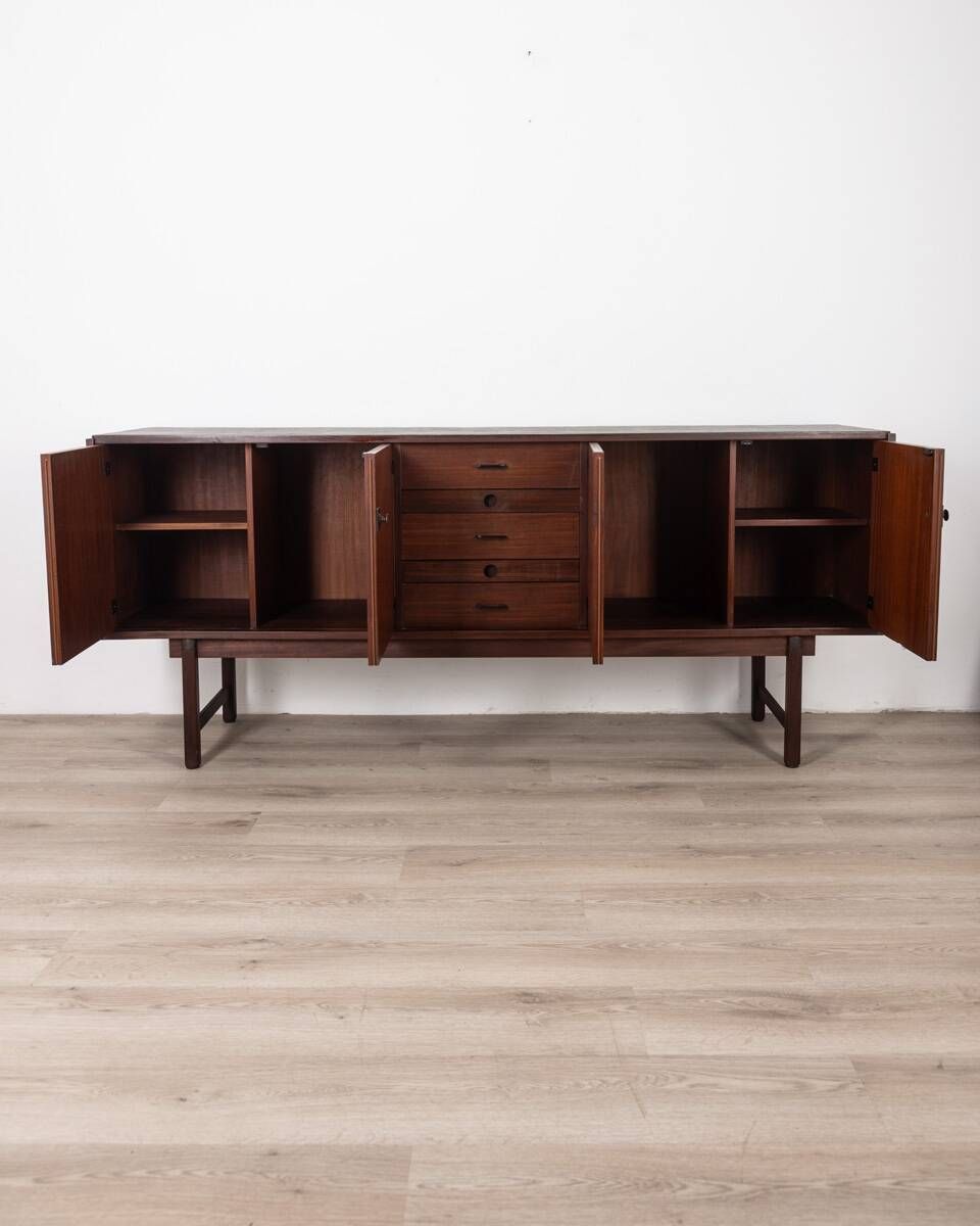 Vintage 60's Sideboard Sideboard In Teak Design Barovero photo for sale