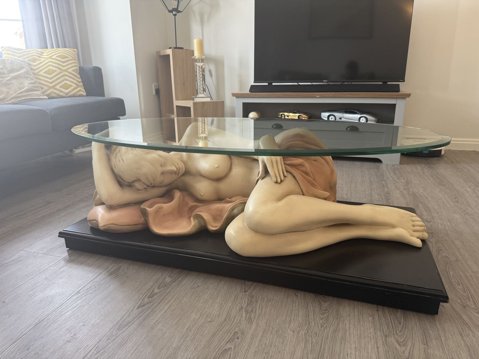 Italian Hollywood Regency Style Figural Coffee Table photo Furniture