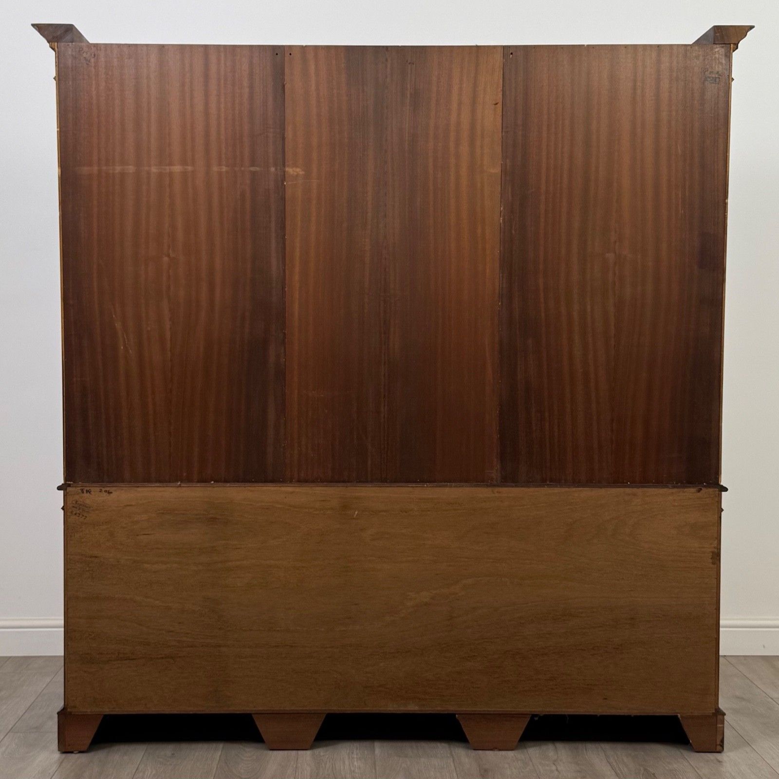 Antique 20th Century Concave Bookcase In Mahogany ( Af 5840 ) photo vinterior
