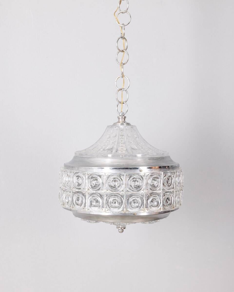 Vintage 60s Crystal Chandelier Decorated Design Kinkeldey photo furniture