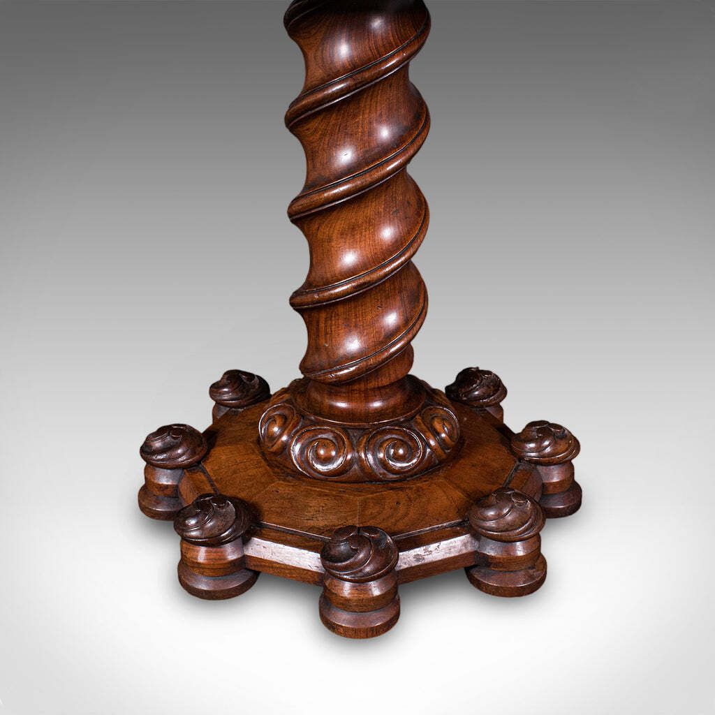 Furniture Antique Estate Chapel Organist's Stool, Scottish, Walnut Music Riser, William IV photo