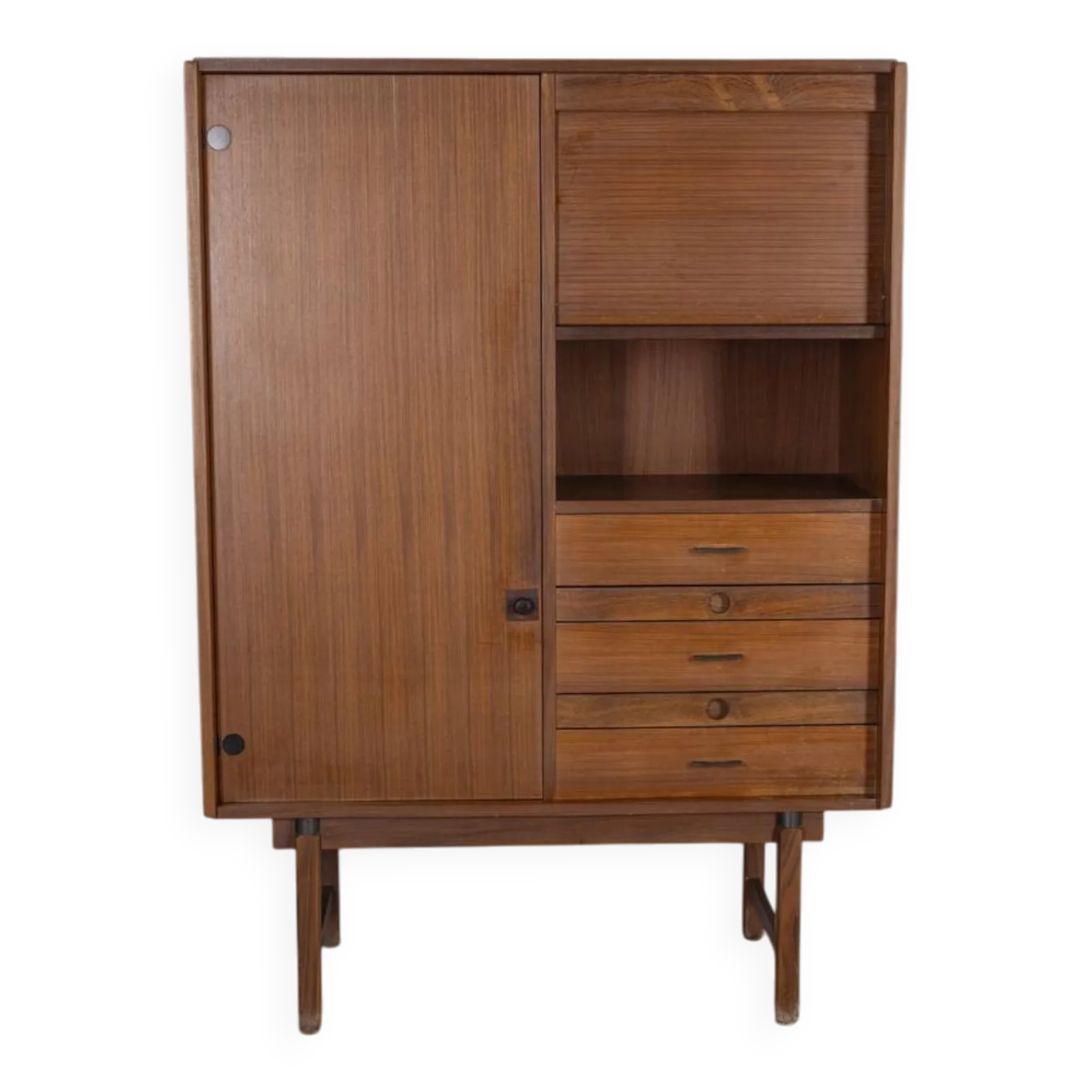 Highboard Vintage 1960s Wooden Sideboard Design By