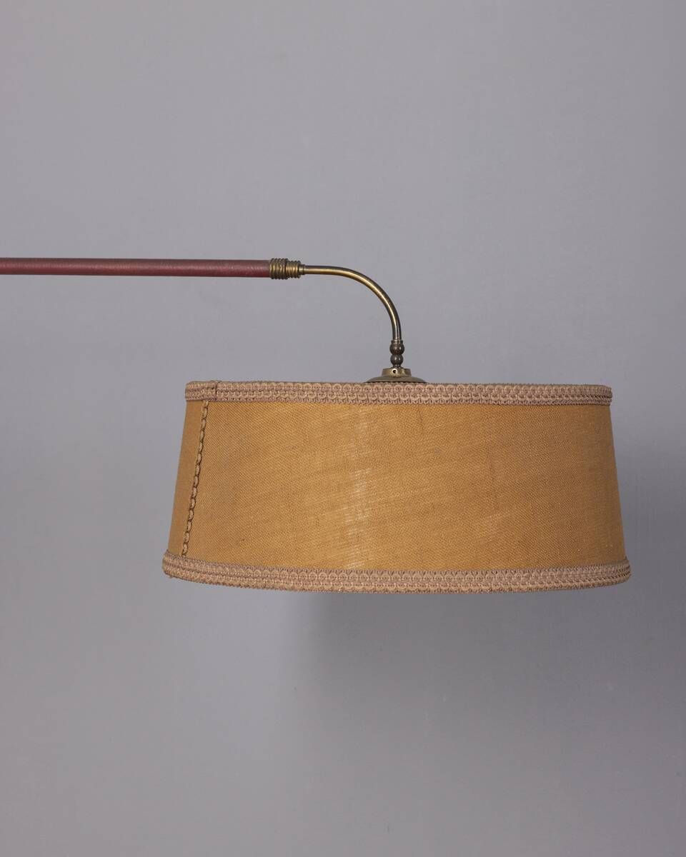 1950s Vintage Adjustable Brass Wall Lamp Italian Design photo Lighting