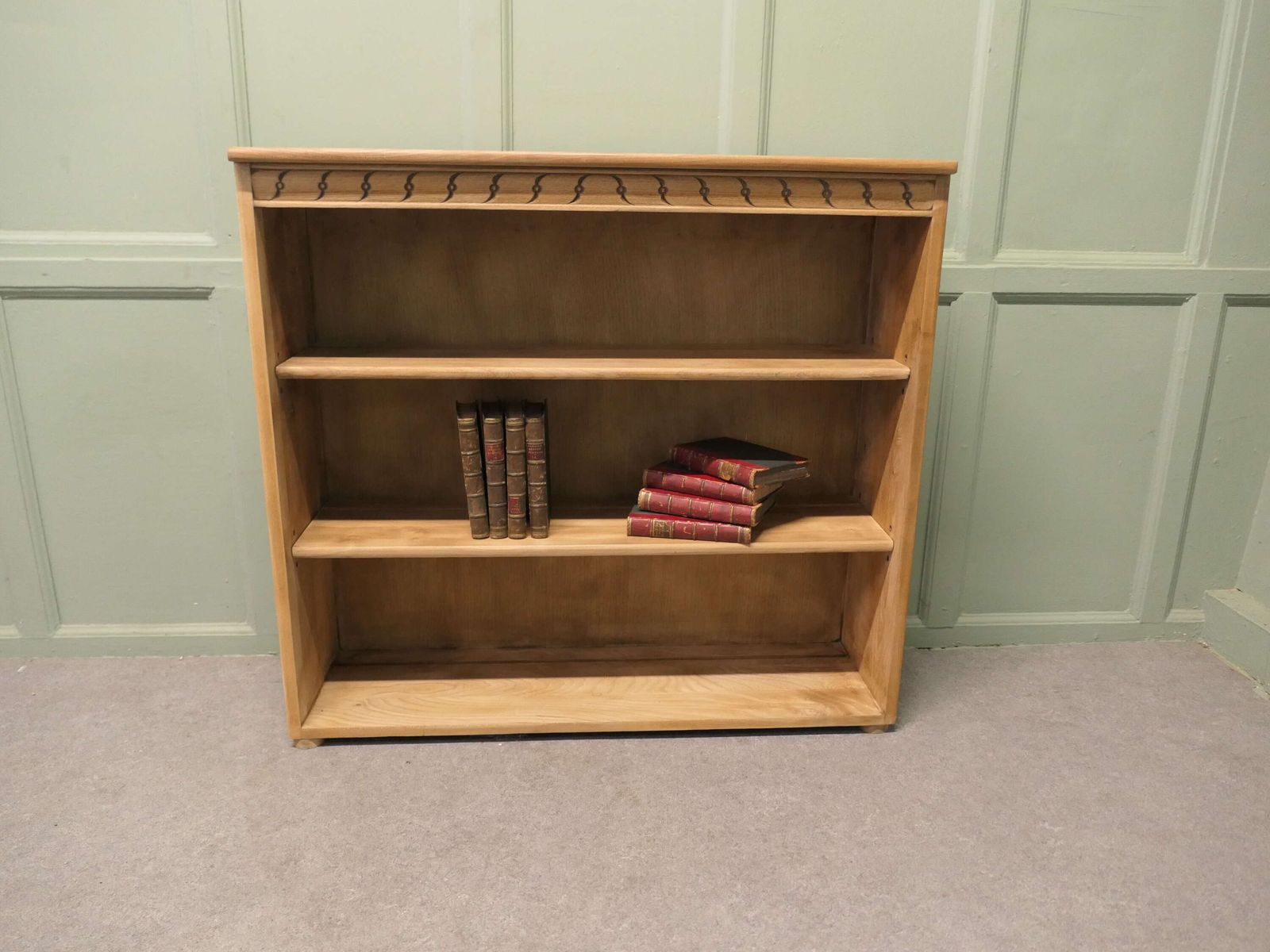 A Good Mid Century Elm Open Front Bookcase This Is A Good Quality Elm Open Book Shelf
