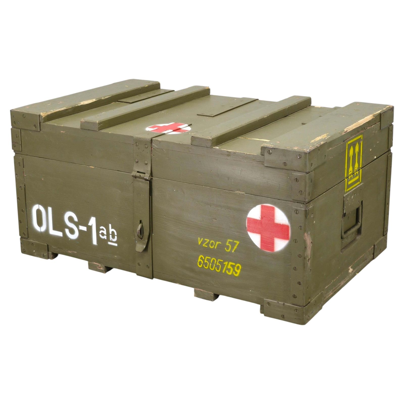 1950s Czech Military Medical Storage Chest Vzor 57