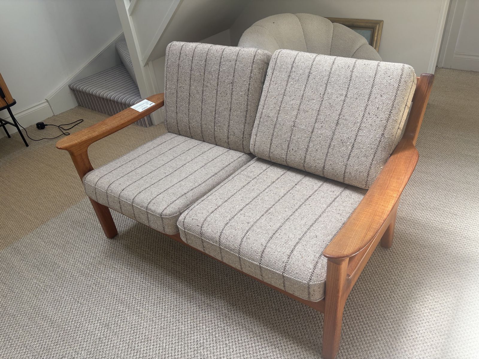 Vintage Danish 2 Seater Sofa
