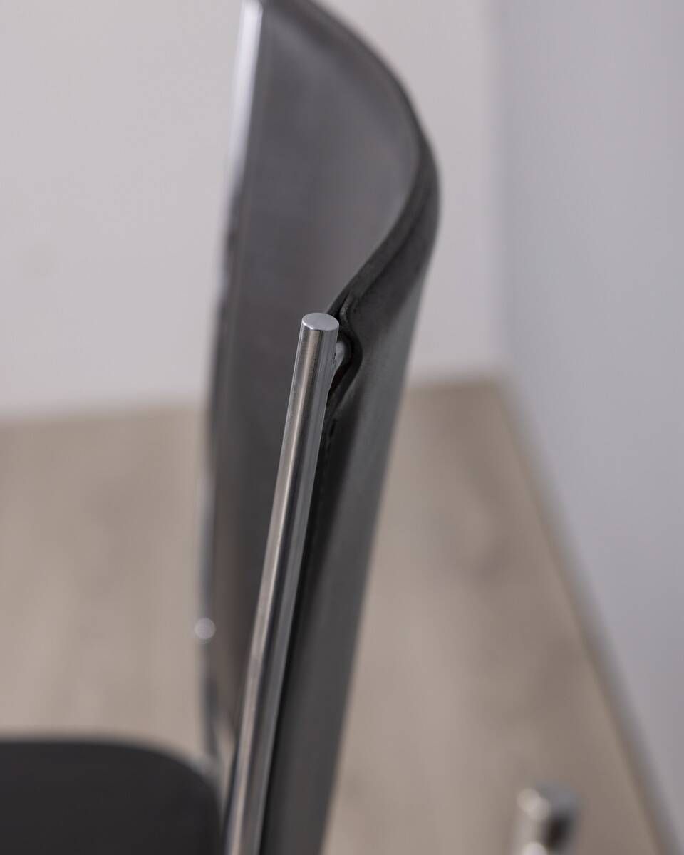 Pair Of Vintage Leather Chairs From The 1990s, Designed By Segis Italia photo buy