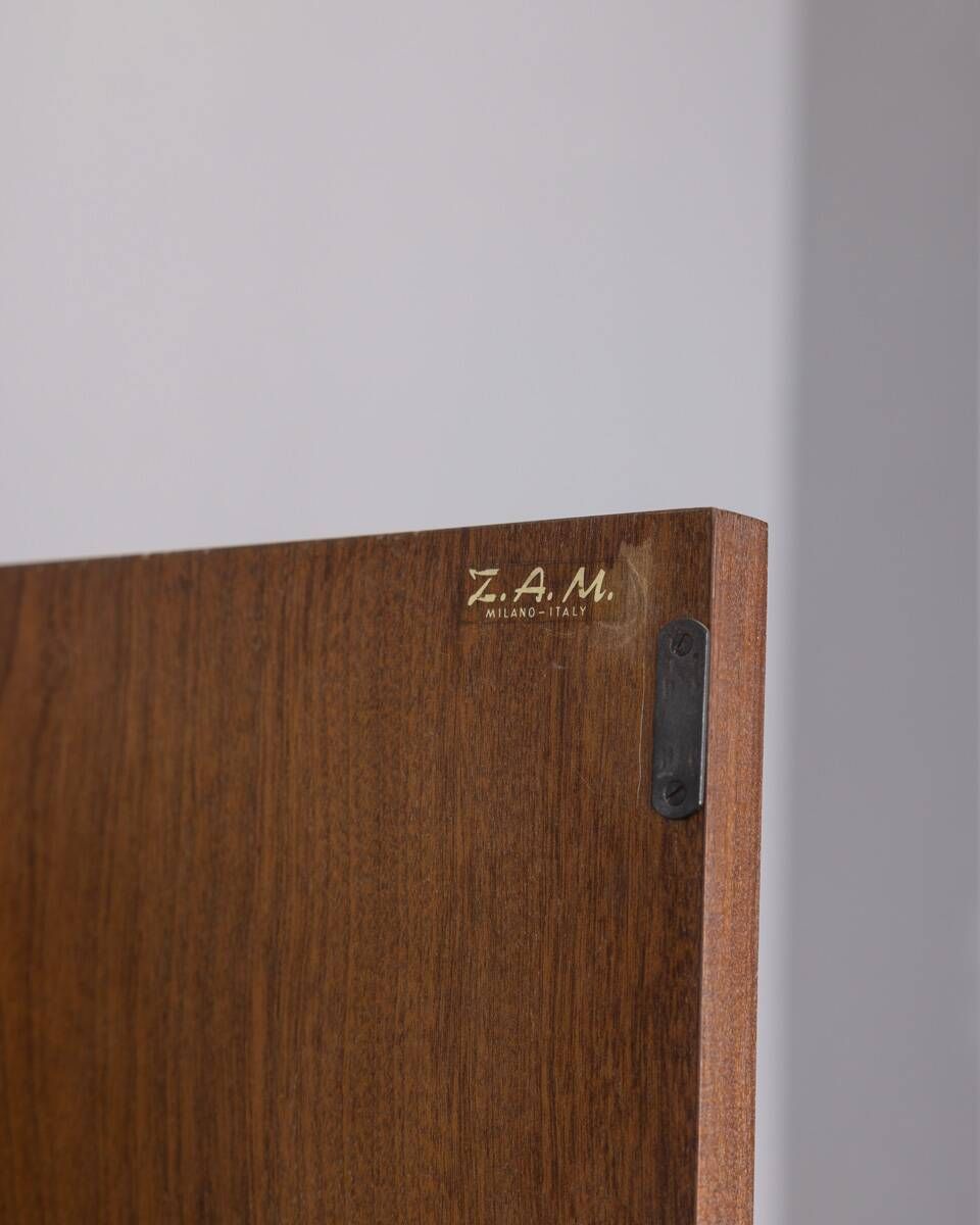 Vintage 1960s Wooden Wardrobe Designed By Zam Milano Italy photo vinterior
