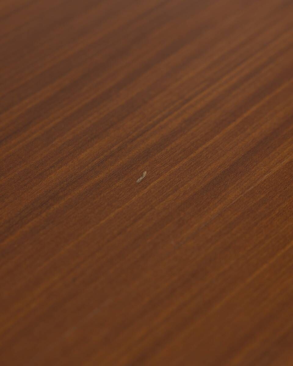 Furniture Vintage Wooden Table From The 1960s Designed By Carlo Ratti For Lissoni. photo
