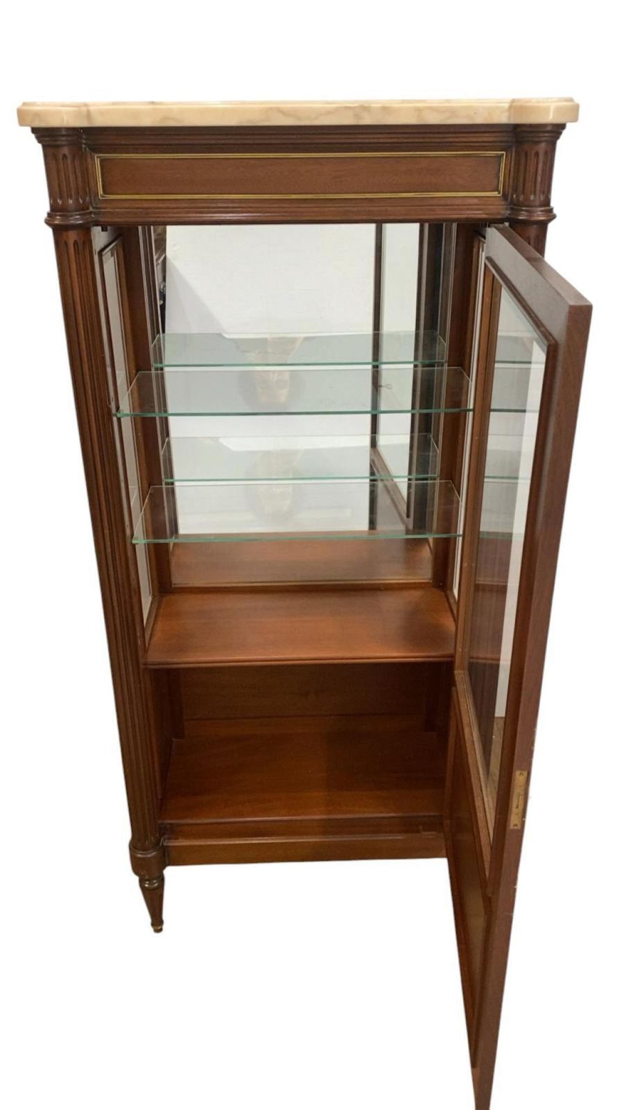 Directoire Vitrine French Display Cabinet 1910 photo vinterior