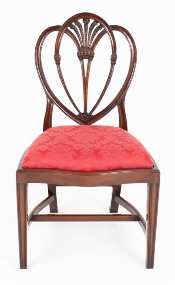 Set Prince Of Wales Dining Chairs Mahogany 12 photo vinterior