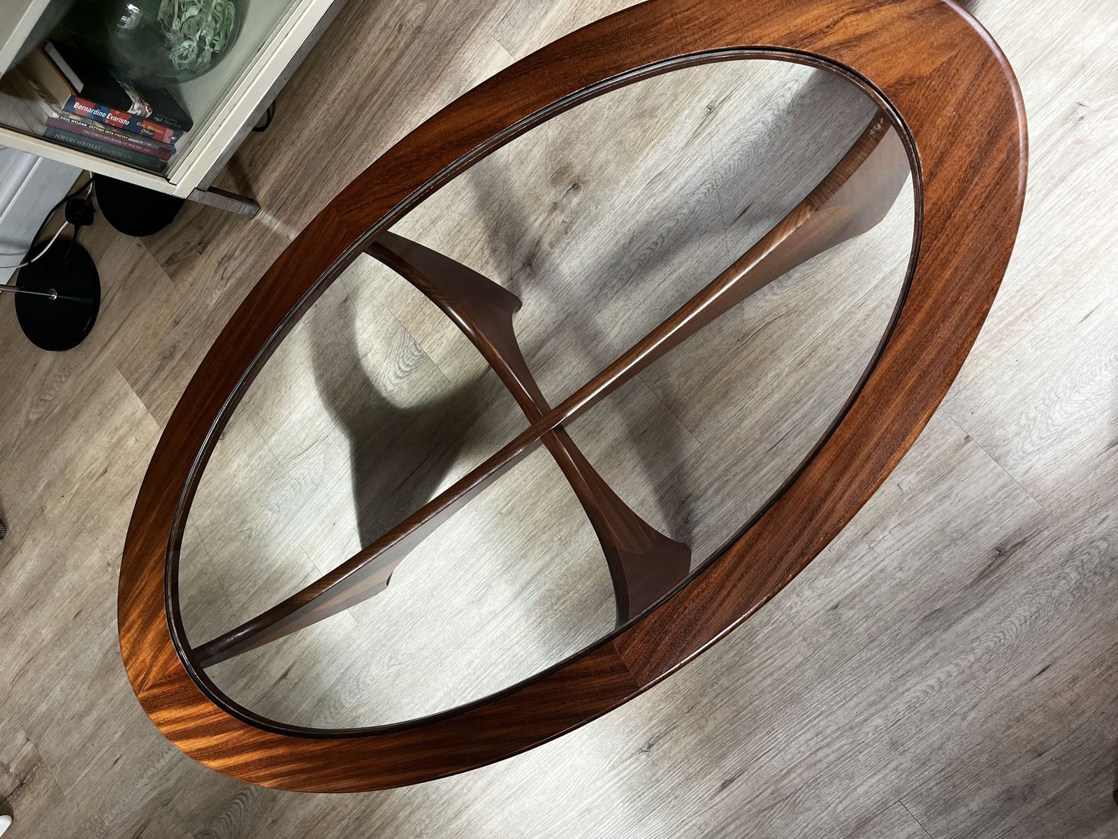 photo furniture Vintage Mid Century G Plan Astro Coffee Table Oval