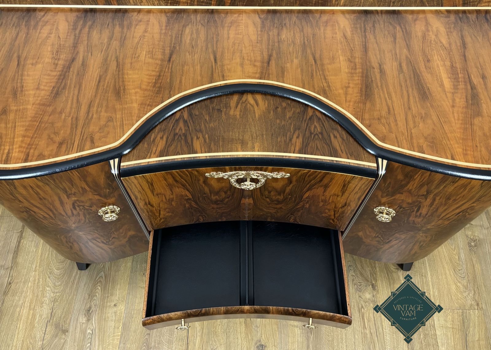Beautility Cocktail Cabinet Palmer House Hotel Tiffany Peacocks photo buy