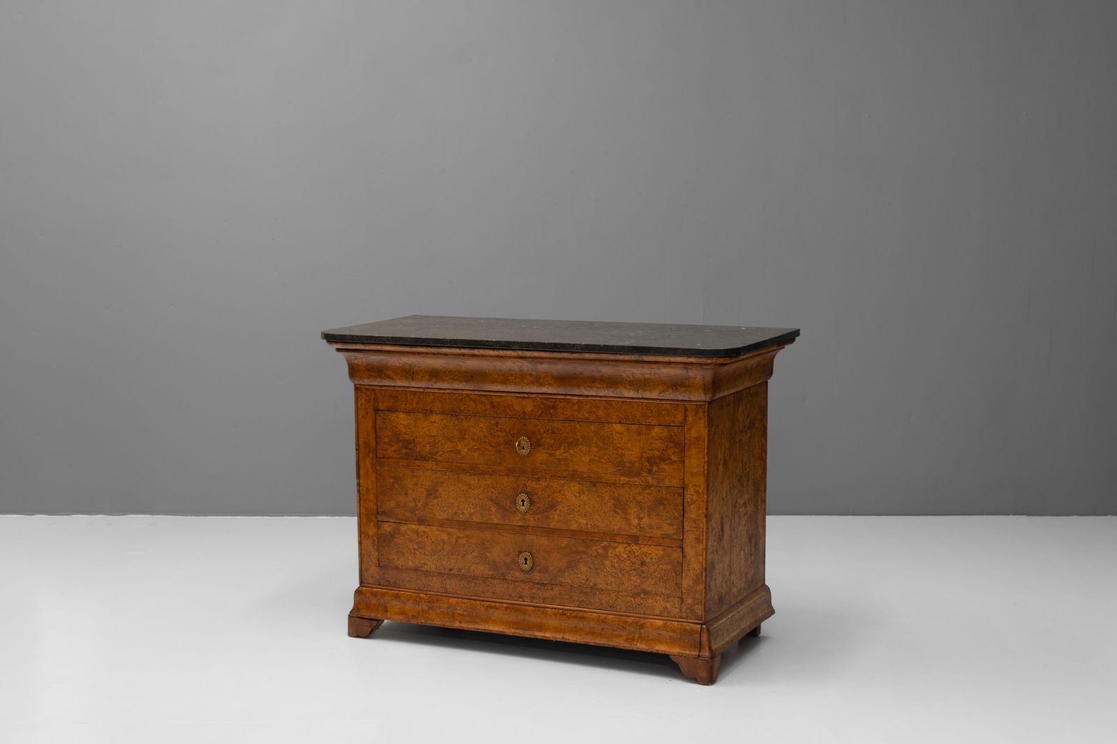 Marble Top Elm Commode photo furniture