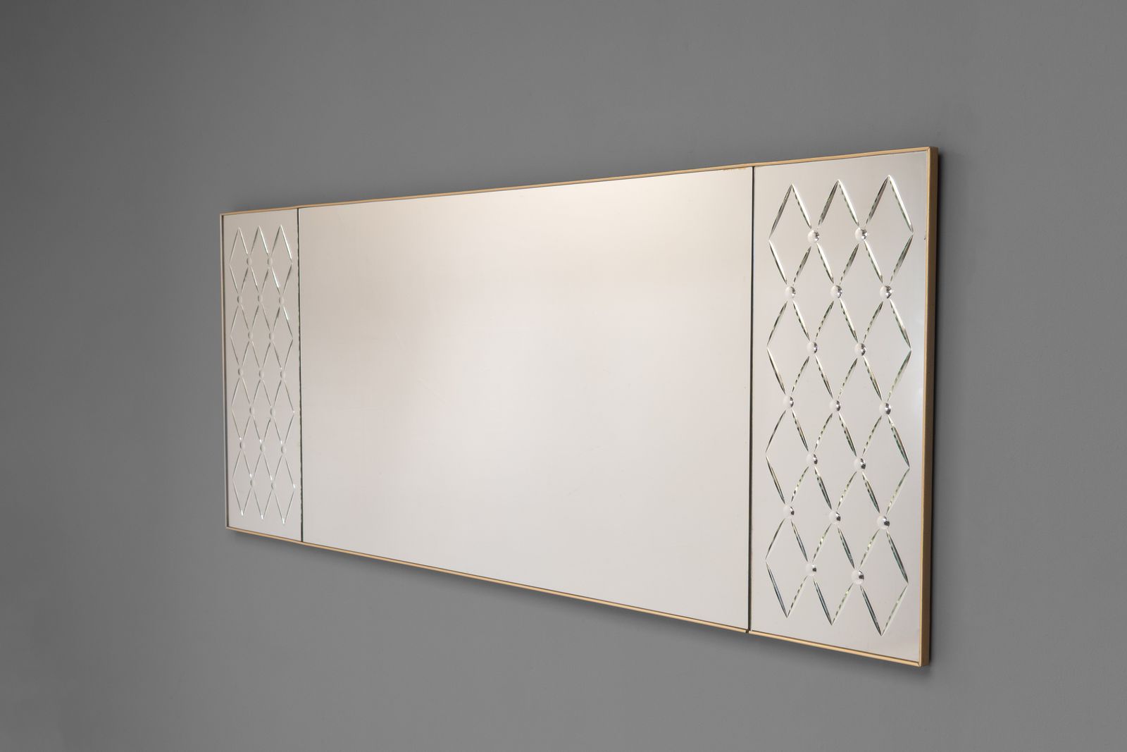 Large 20th Century Landscape Mirror photo furniture