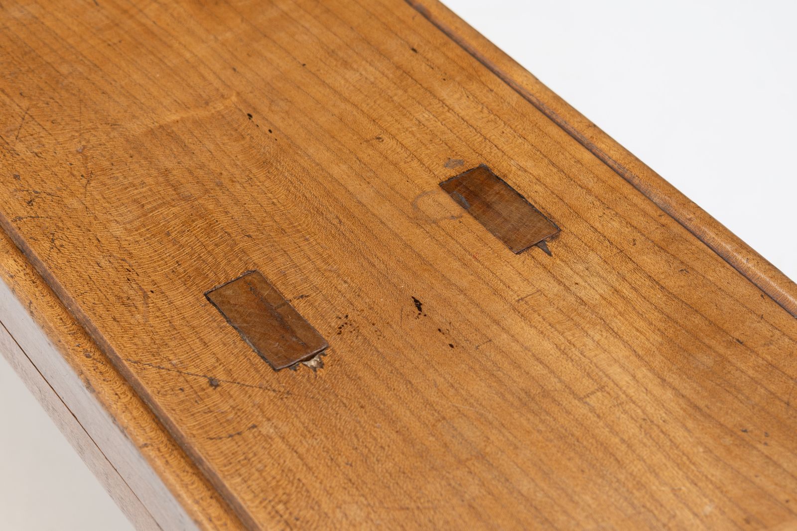 Pair Of Long Cherry Benches photo vinterior
