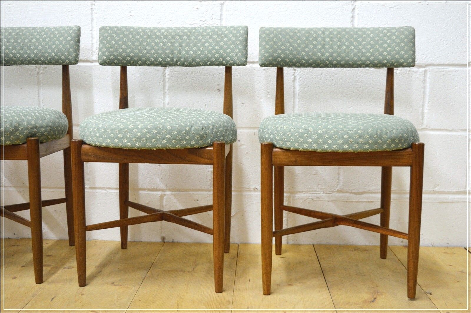 Vintage Dining Chairs X4  G Plan Fresco Solid Teak Danish Design Mid Century photo Furniture