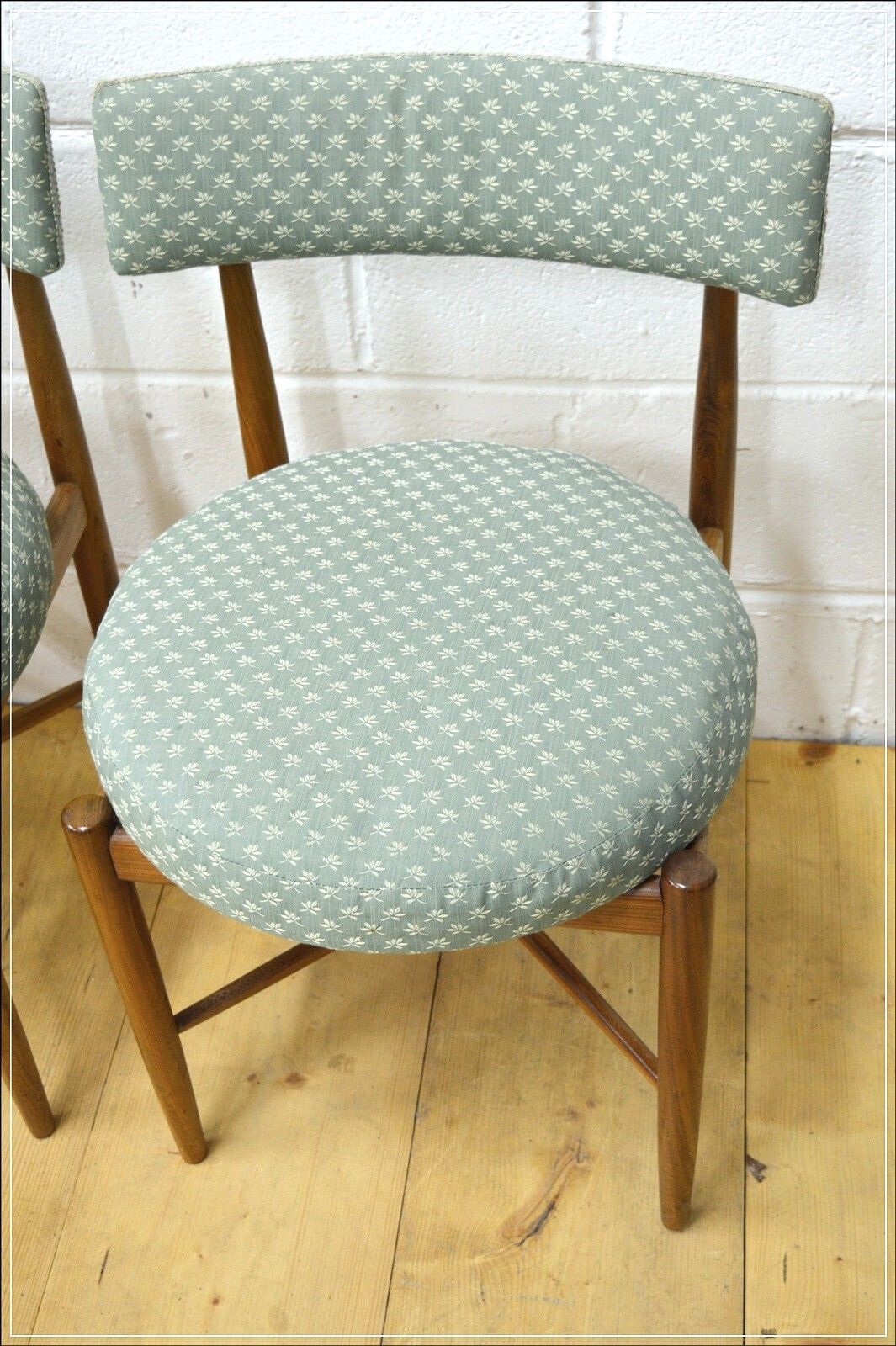 Vintage Dining Chairs X4  G Plan Fresco Solid Teak Danish Design Mid Century photo 574.99